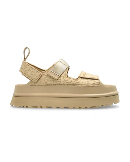 Flat Sandals Ugg de color Natural