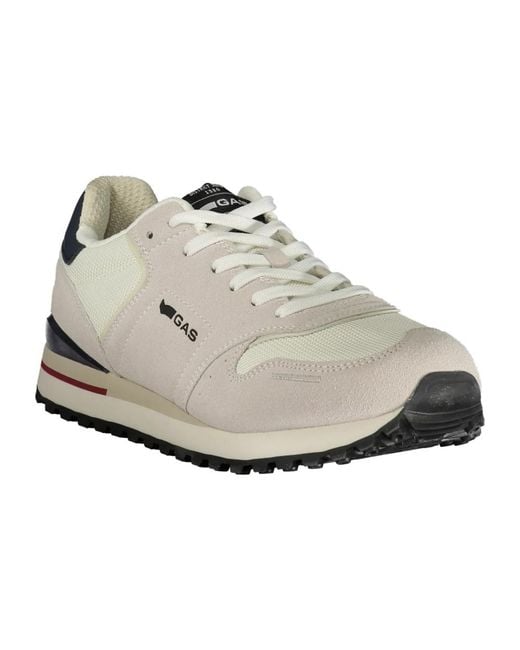 Gas White Sneakers for men