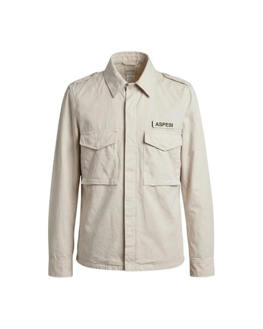 Aspesi Gray Casual Shirts for men