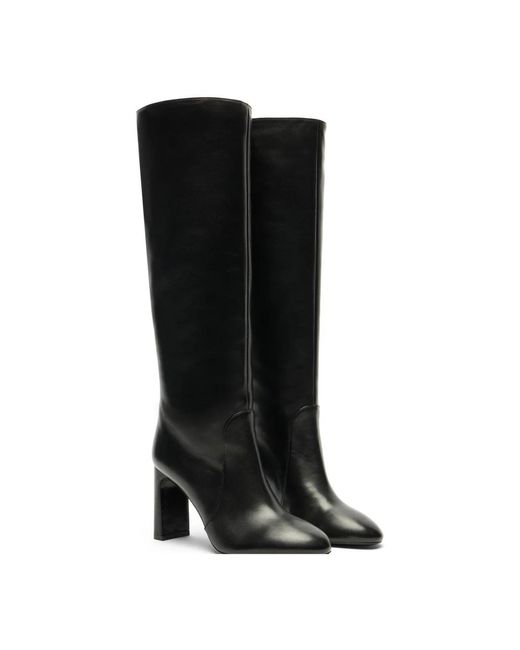 Stuart Weitzman Black Heeled Boots