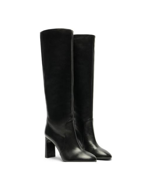 Stuart Weitzman Black Heeled Boots