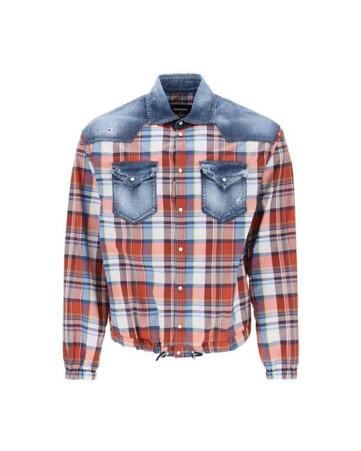 DSquared² Casual Shirts in het Blue voor heren
