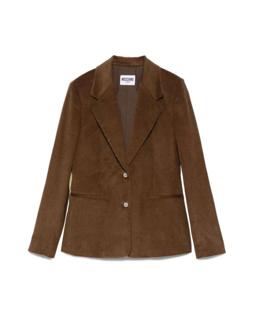 Moschino Brown Blazers