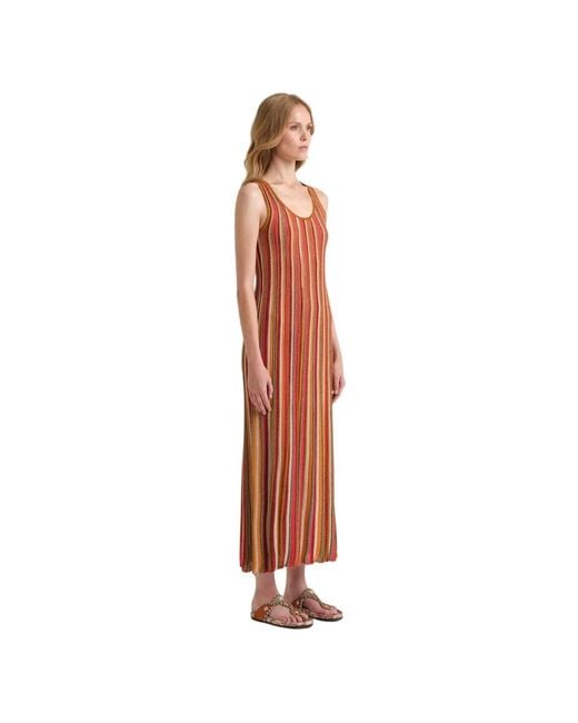 Maliparmi Brown Maxi Dresses