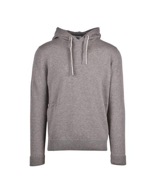 Alpha Studio Strickpullover in Gray für Herren