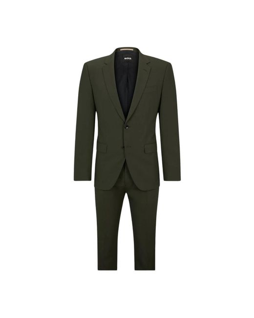 Boss Single breasted suits in Green für Herren