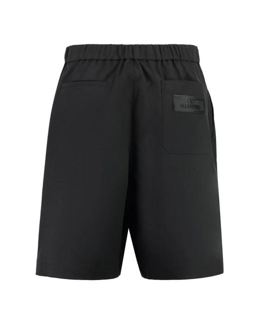 Valentino Black Casual Shorts for men