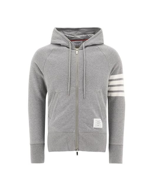 Thom Browne Gray Zip-Throughs for men