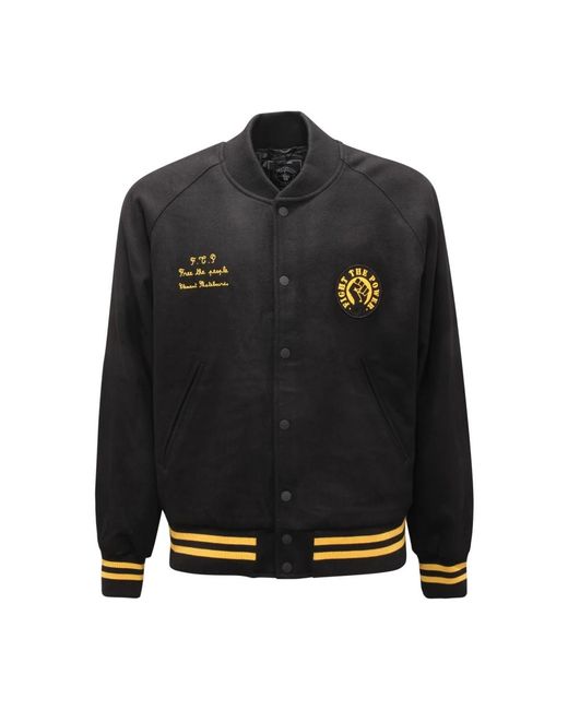 Element Black Bomber Jackets for men