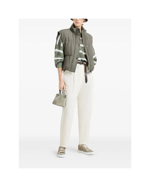 Brunello Cucinelli Green Waistcoats