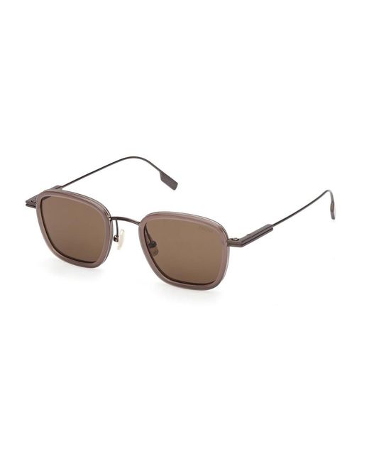 Zegna Metallic Sunglasses for men