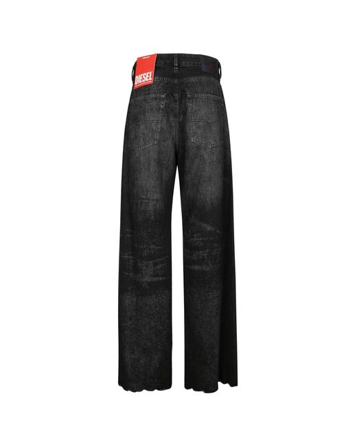 DIESEL Wide Jeans in het Black