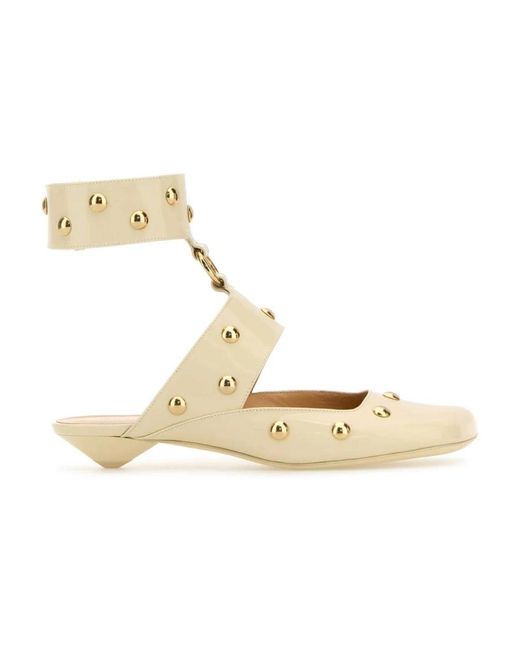 Chloé Metallic Ballerinas