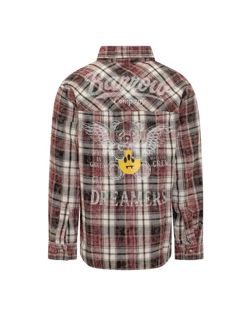 Barrow Red Casual Shirts for men
