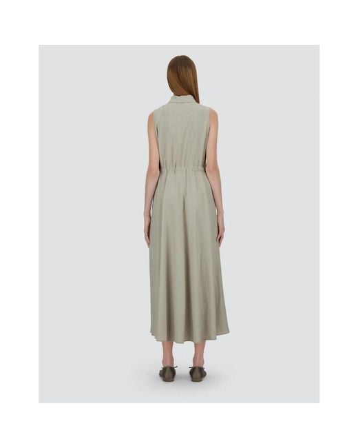 Herno Gray Midi Dresses