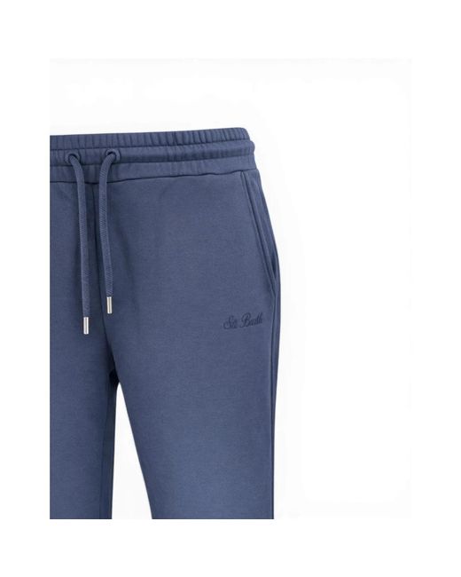 Mc2 Saint Barth Blue Sweatpants for men