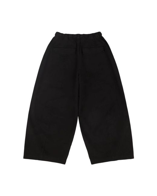 Entire studios Black Wide Trousers for men