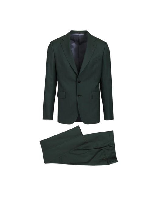 Single Breasted Suits Paul Smith de hombre de color Green