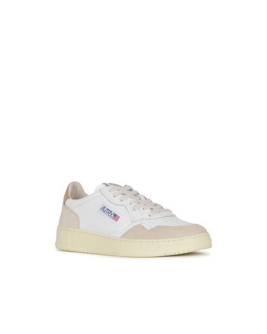 Autry Weiße sneakers medalist low in Natural für Herren