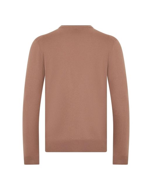 Fedeli Long-Sleeve Sweater in het Brown voor heren