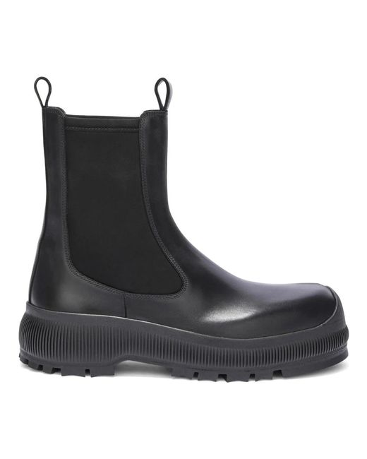 Jil Sander Black Chelsea Boots for men