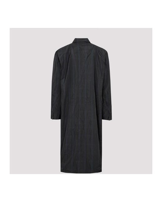 Balenciaga Black Innovative Raincoat For Modern Living for men