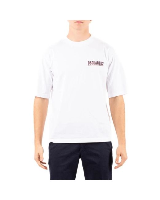 DSquared² T-Shirt in het White voor heren