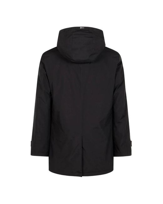 Herno Black Winter Jackets for men