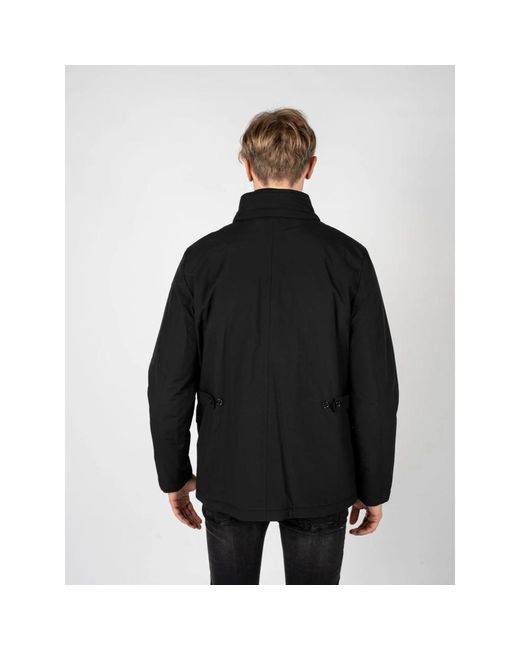 Winter Jackets Geox pour homme en coloris Black