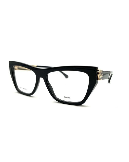 Etro Black Stilvolle Brille
