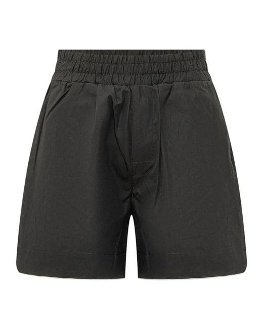 Palm Angels Black Casual Shorts