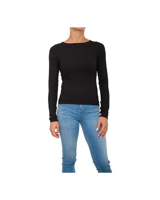 Marella Black Long Sleeve T-Shirts