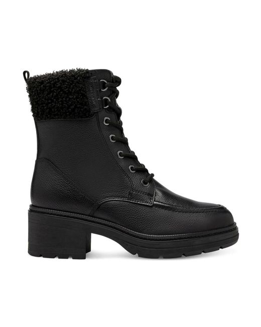 Lace-Up Boots di Tamaris in Black
