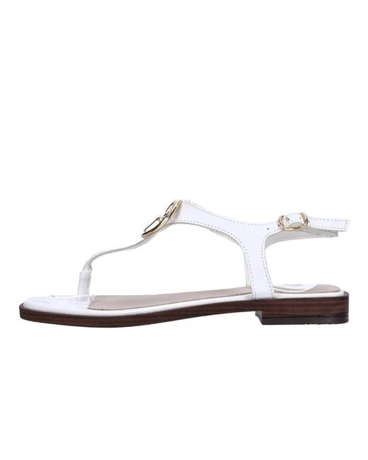 Guess White Flat Shoes