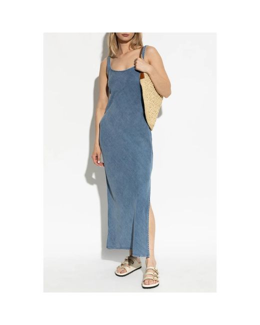 Samsøe & Samsøe Kleedjes ,Blauw ,Jurk Sasunna in het Blue