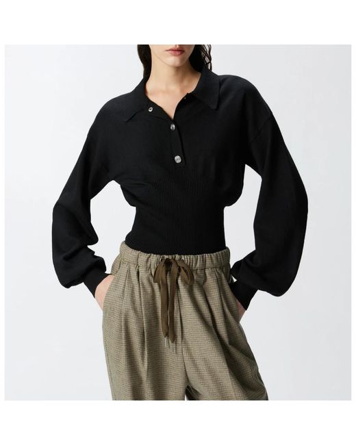 Pinko Overhemden ,Zwart ,Rimontaggio Blouse in het Black