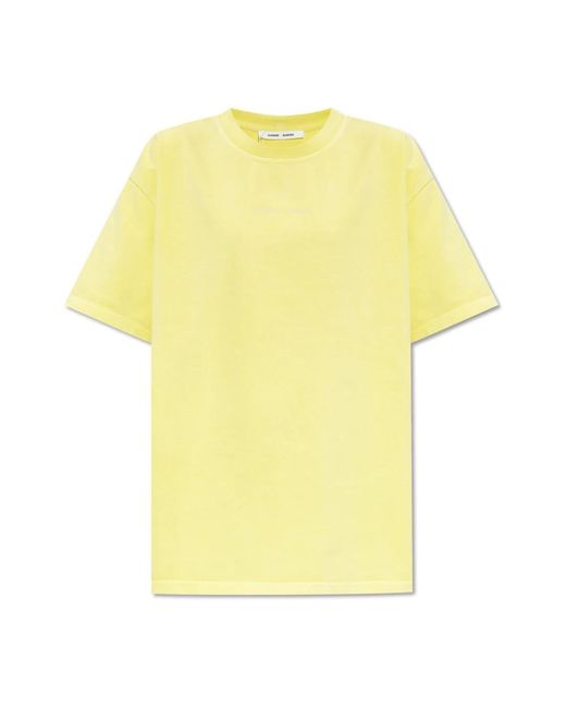 T-shirt 'eira' Samsøe & Samsøe de color Yellow