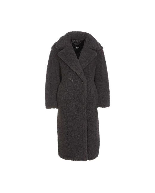 Ugg Black Double-Breasted Coats