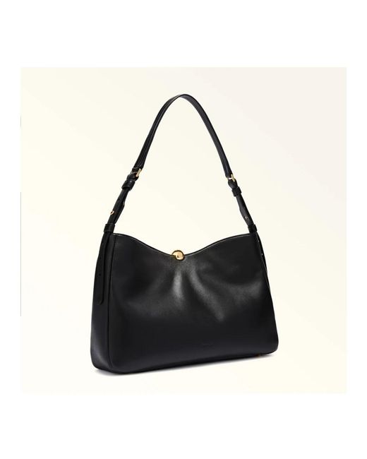 Furla Black Shoulder Bags