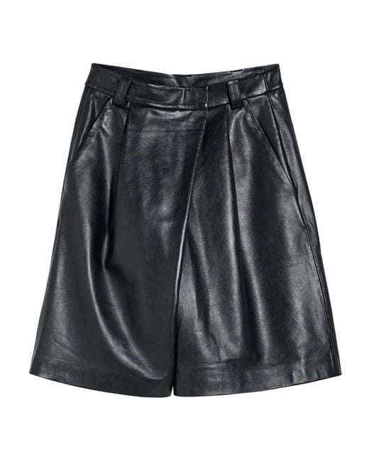 Marella Black Casual Shorts