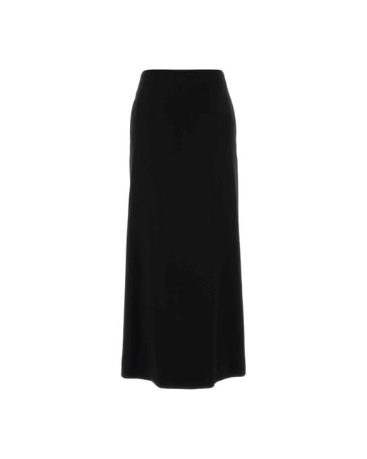 Jil Sander Black Midi Skirts