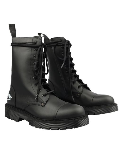 Vetements Black Lace-Up Boots for men