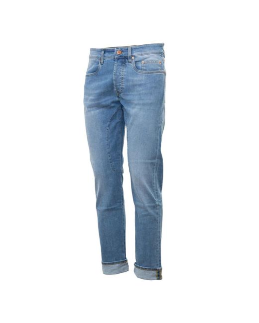 Siviglia Helle jeans mit patch-stitching in Blue für Herren
