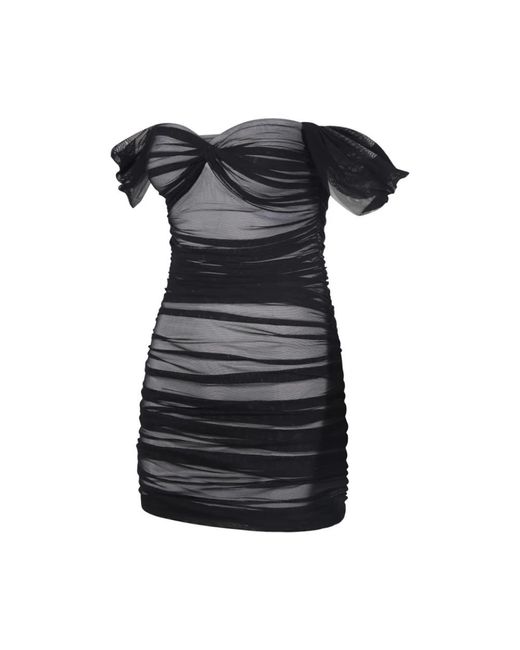 Norma Kamali Black Short Dresses