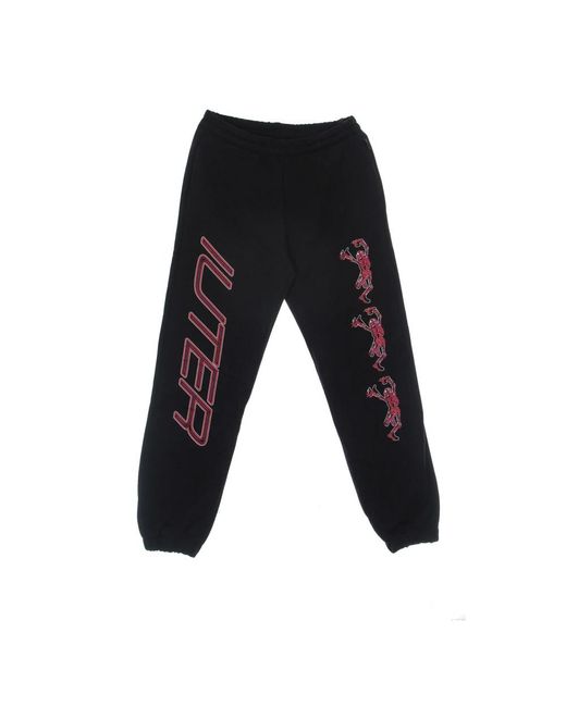 Iuter Black Sweatpants for men