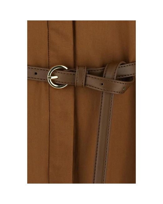 Max Mara Brown Shirt Dresses