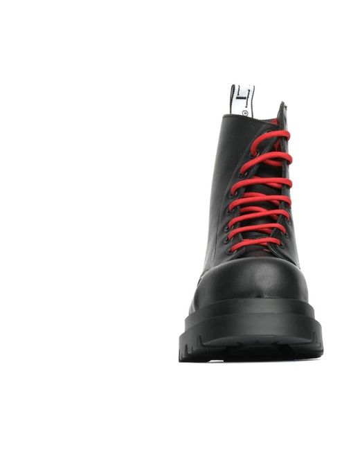 Cult Black Lace-Up Boots