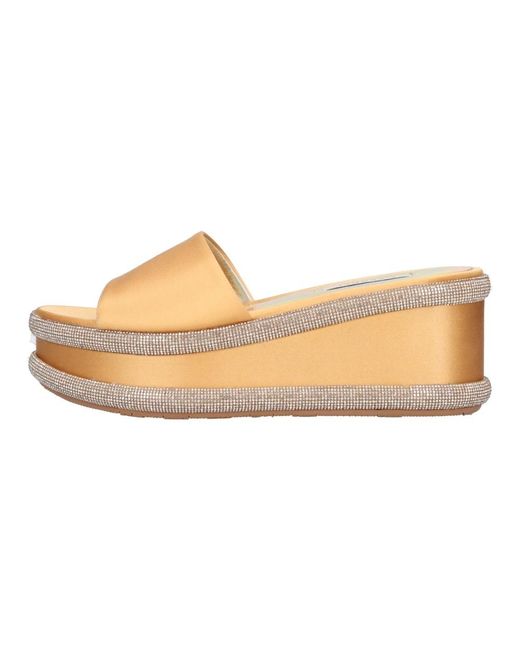 Casadei Natural Wedges