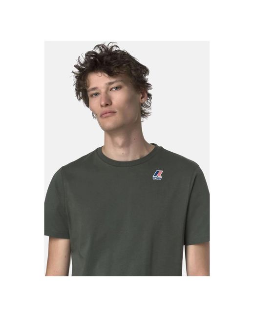 K-Way Green T-Shirts for men