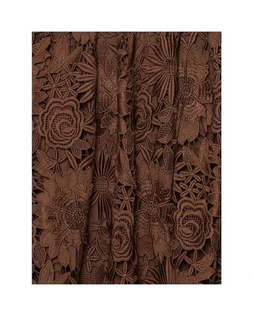ROTATE BIRGER CHRISTENSEN Brown Midi Skirts